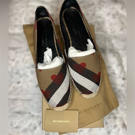 burberry espadrilles heart|Burberry espadrilles sale.